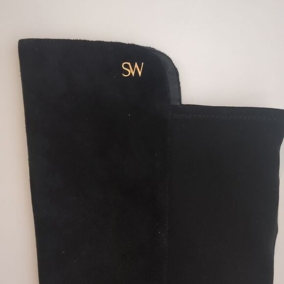 Stuart Weitzman Keelan Over-The-Knee Boot Black Suede Size 8.5 - Picture 5 of 13